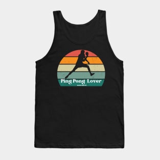 Retro Table Tennis Pro Tee - Rally Master Tank Top